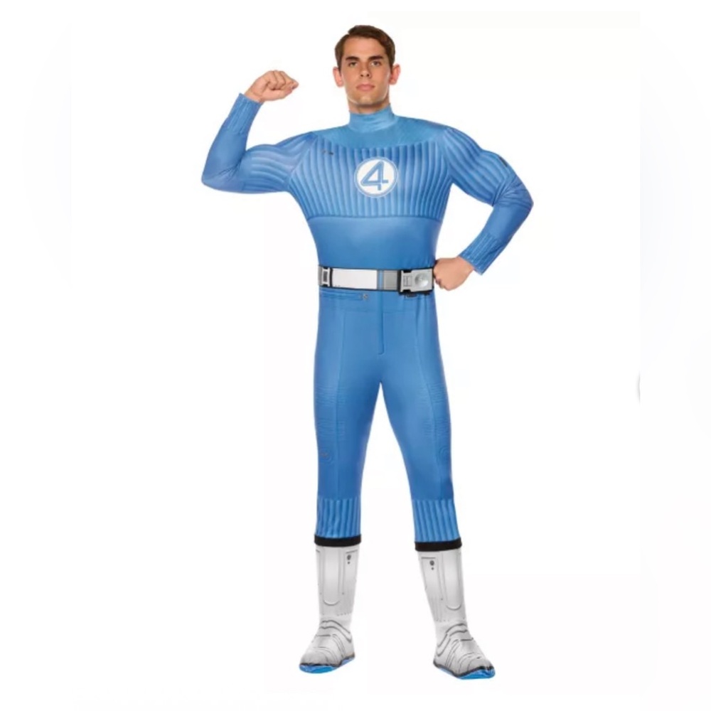 Marvel Mr. Fantastic Blue and White Costume